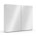 Armoire, en panneaux de bois, avec rangement, coloris blanc, 80 x 15 x 60 cm, pour la chambre