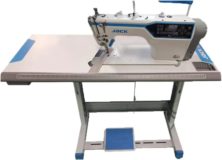 Machine à coudre A4E – blanc, bleu