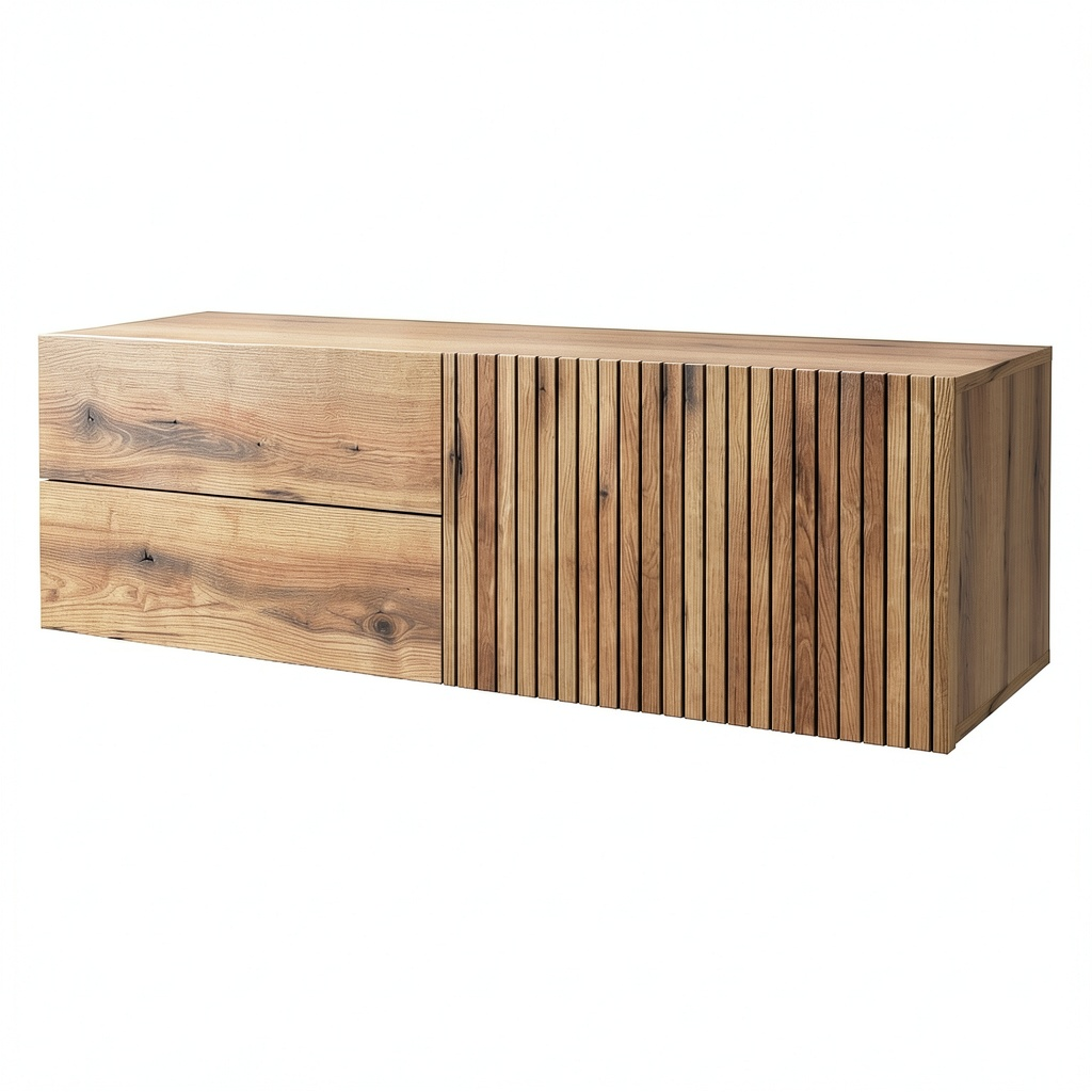 Armoire, avec tiroirs, avec ¨¦tag¨¨res, en ch¨ºne, pour la chambre
