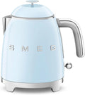 Smeg bouilloire KLF05PBEU – électrique, 1400W, 0,8 L, argenté, bleu
