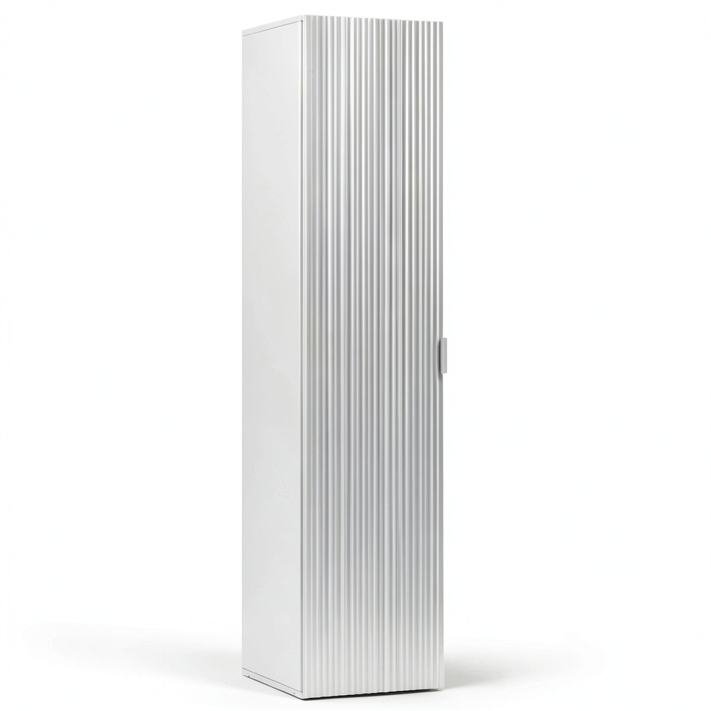 Armoire, r¨¦glable, avec ¨¦tag¨¨res, coloris blanc, 30 x 31,5 x 160 cm, pour la chambre