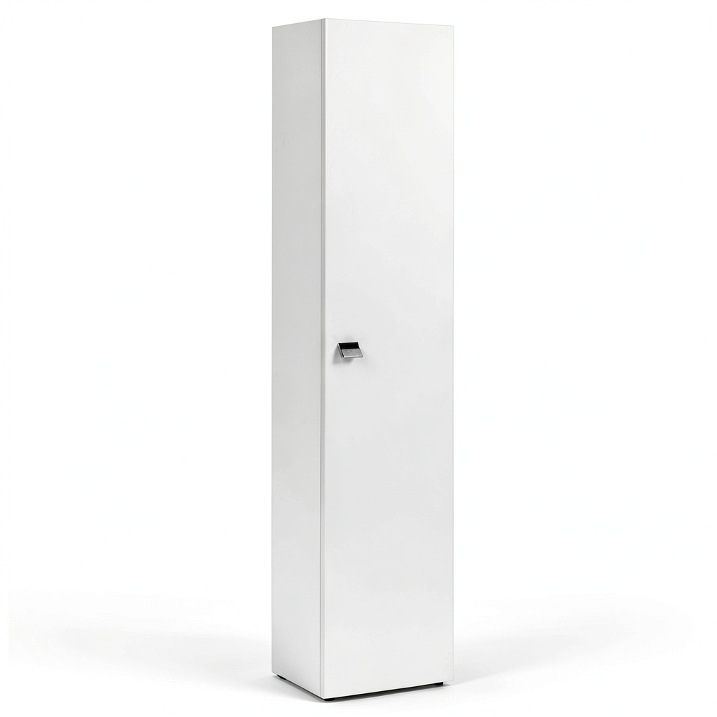 Ensemble de meubles de salle de bain, avec ¨¦tag¨¨res, avec portes, coloris blanc, pour la salle de bain