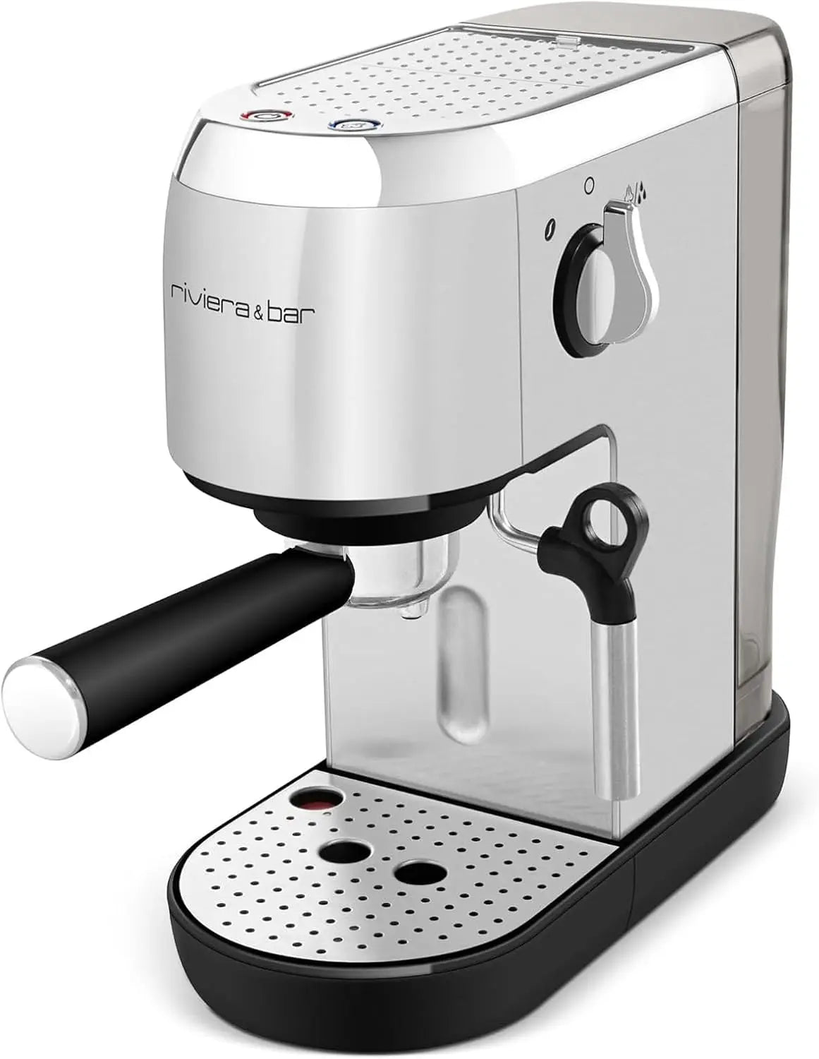 Riviera&bar machine à café – 1400W, 1,4L, argenté