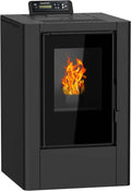 NEMAXX poêle à granulés – 6 kW, noir