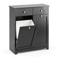 Armoire, avec tiroirs, coloris noir, pour la chambre