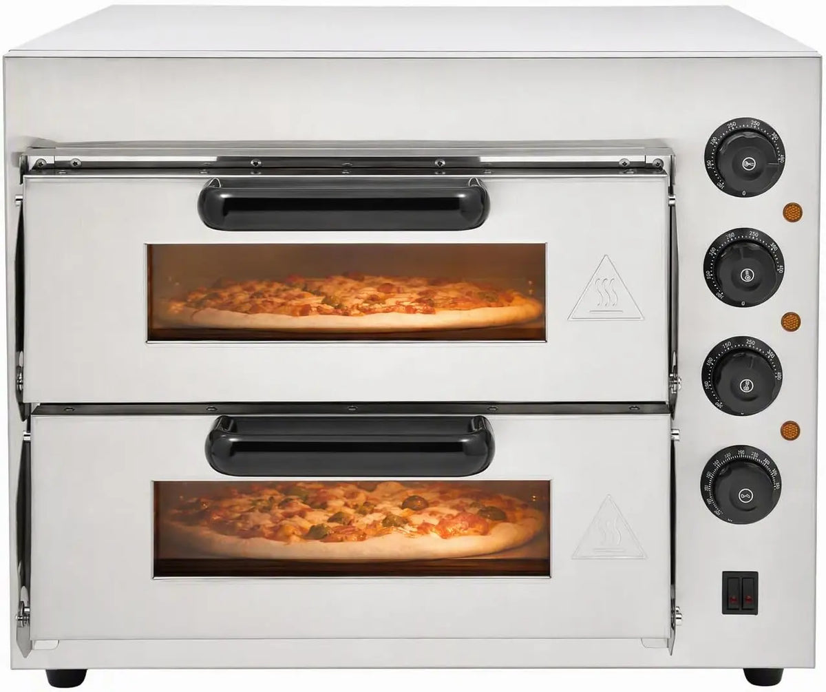 Four à pizza – 3000 W, 20 l, argenté