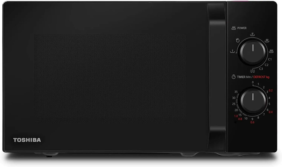 Toshiba four MW2-MG20P – 5 Niveaux, 800 W / 1000 W, 20 L, noir