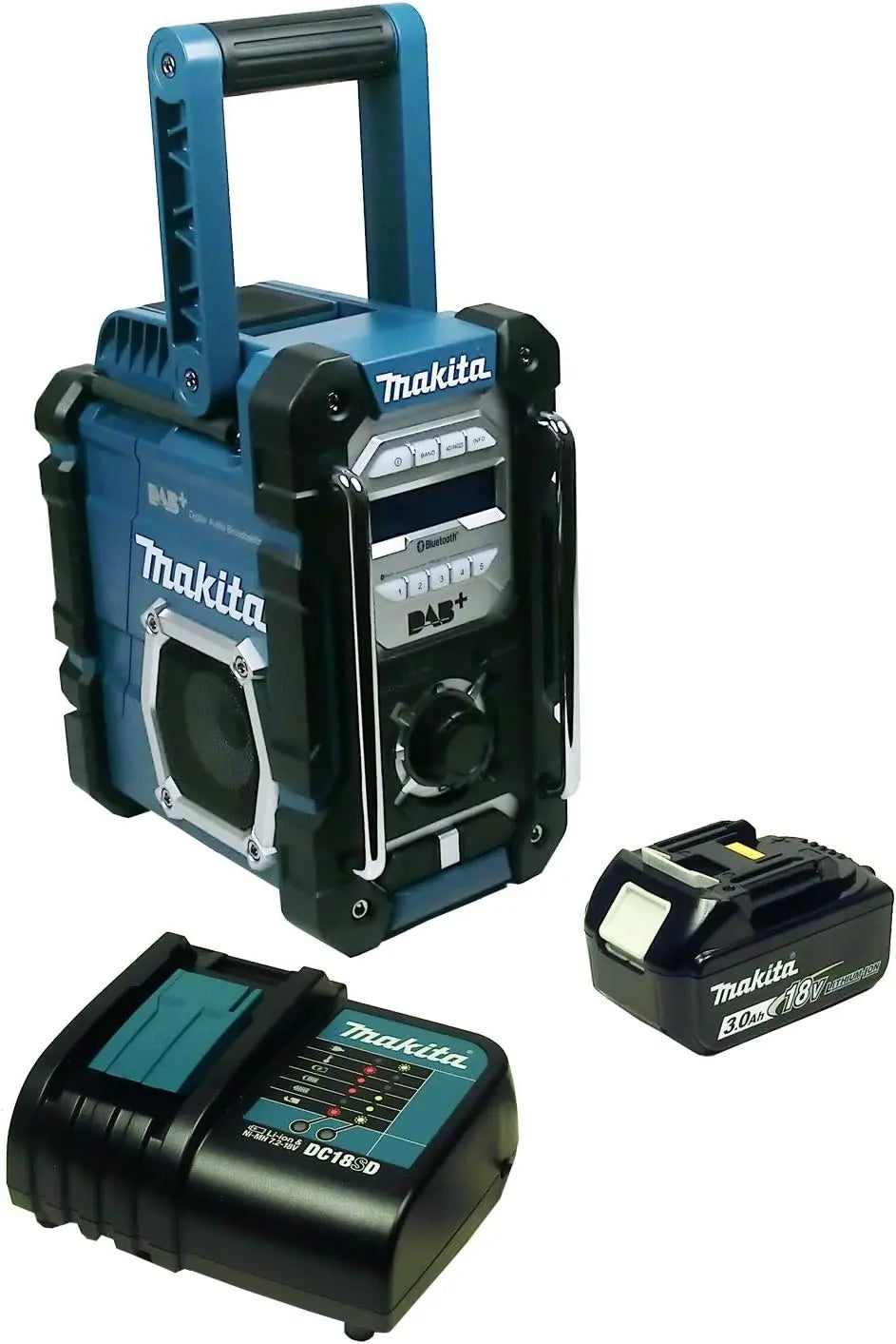 Makita appareil audio DMR112 BL1830B DC18RC – 3 Ah