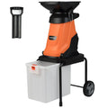 COSTWAY broyeur de végétaux – électrique, 3000W, orange