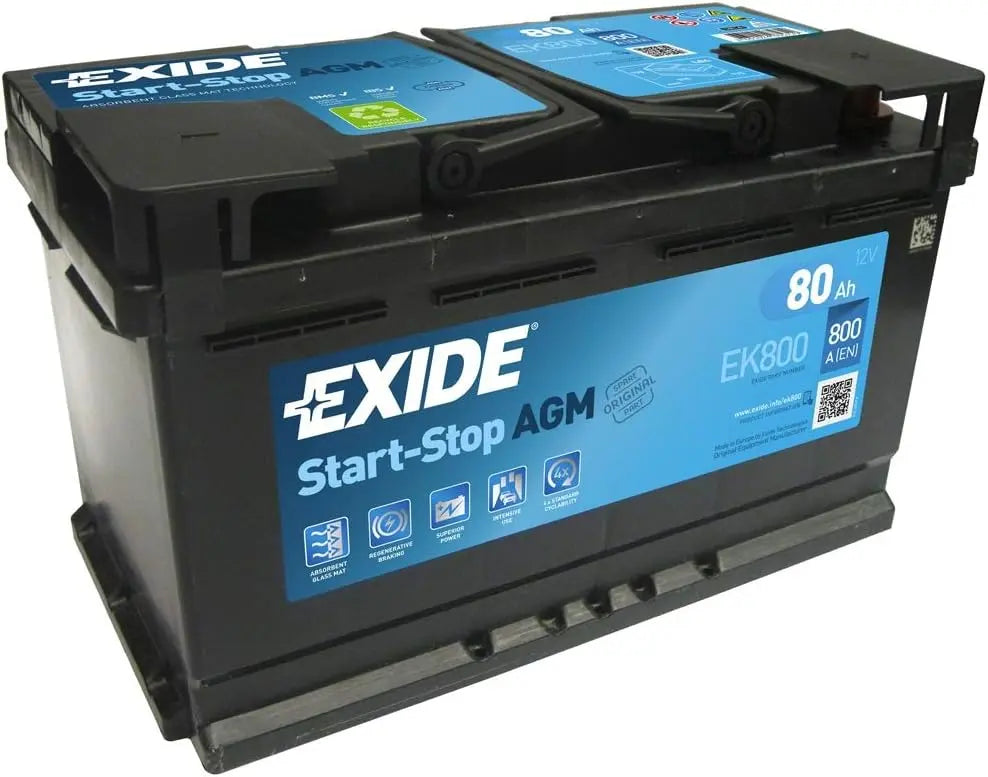 Exide batterie – 12 V, 80 Ah