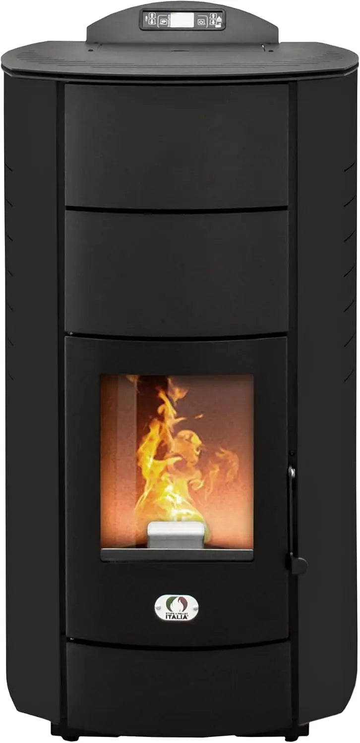 STUFE poêle à granulés 22H – 24 KW, noir
