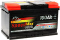 SpeedMax batterie de remplacement 850A – 12v, 100 Ah