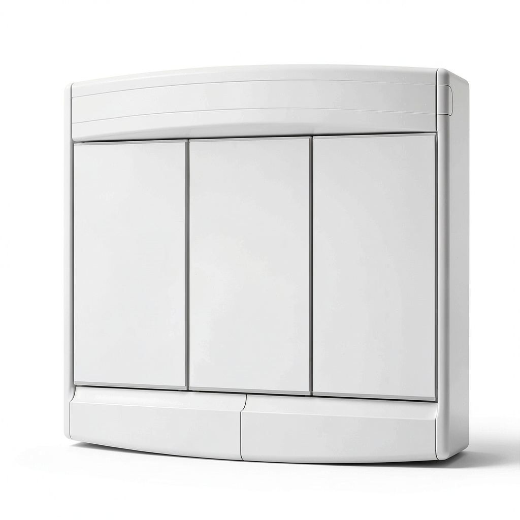 Armoire, avec ¨¦clairage LED, avec prise int¨¦gr¨¦e, coloris blanc, pour la chambre