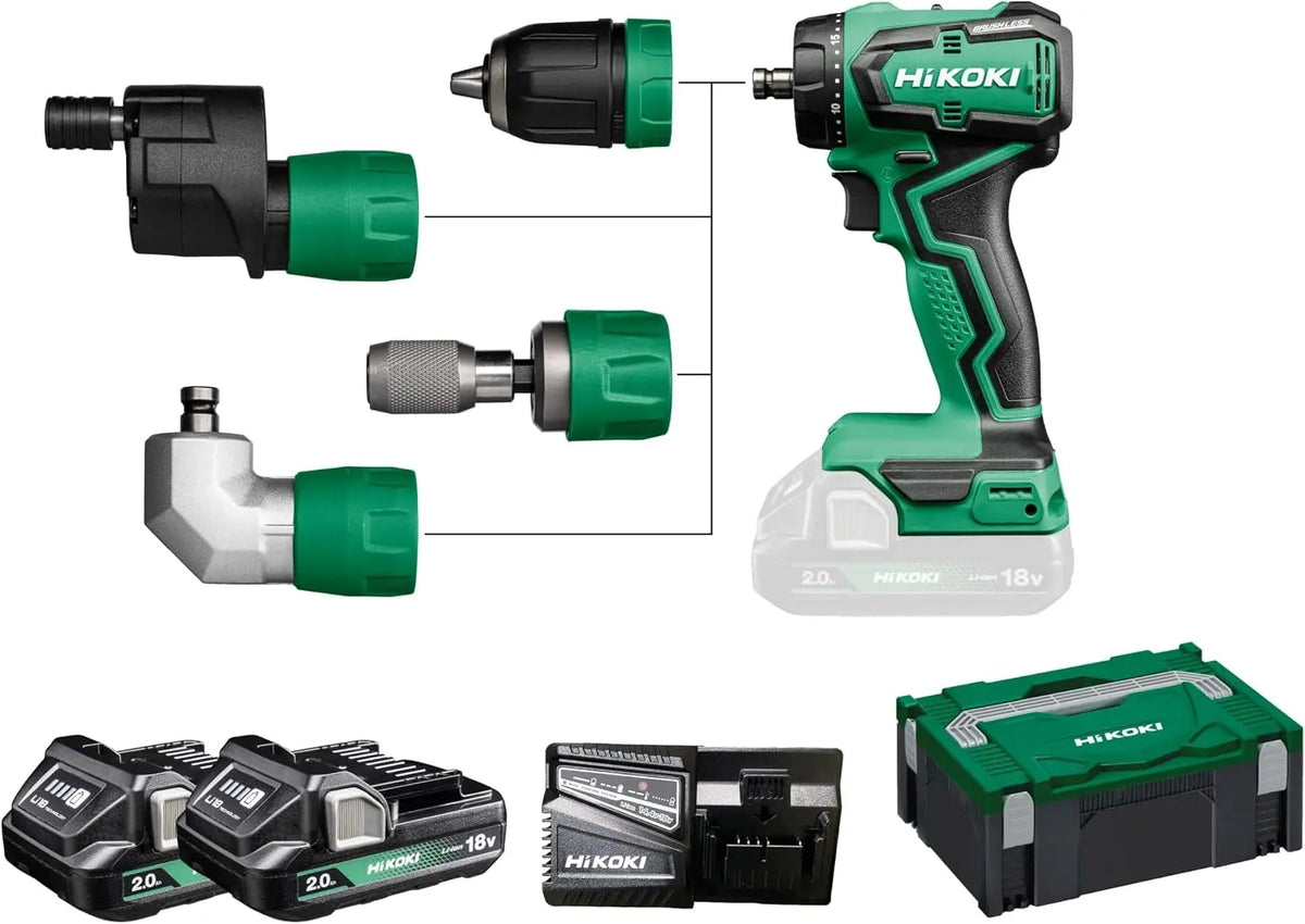 HiKOKI perceuse-visseuse DS18DDQWRZ – 18 V, 55 Nm