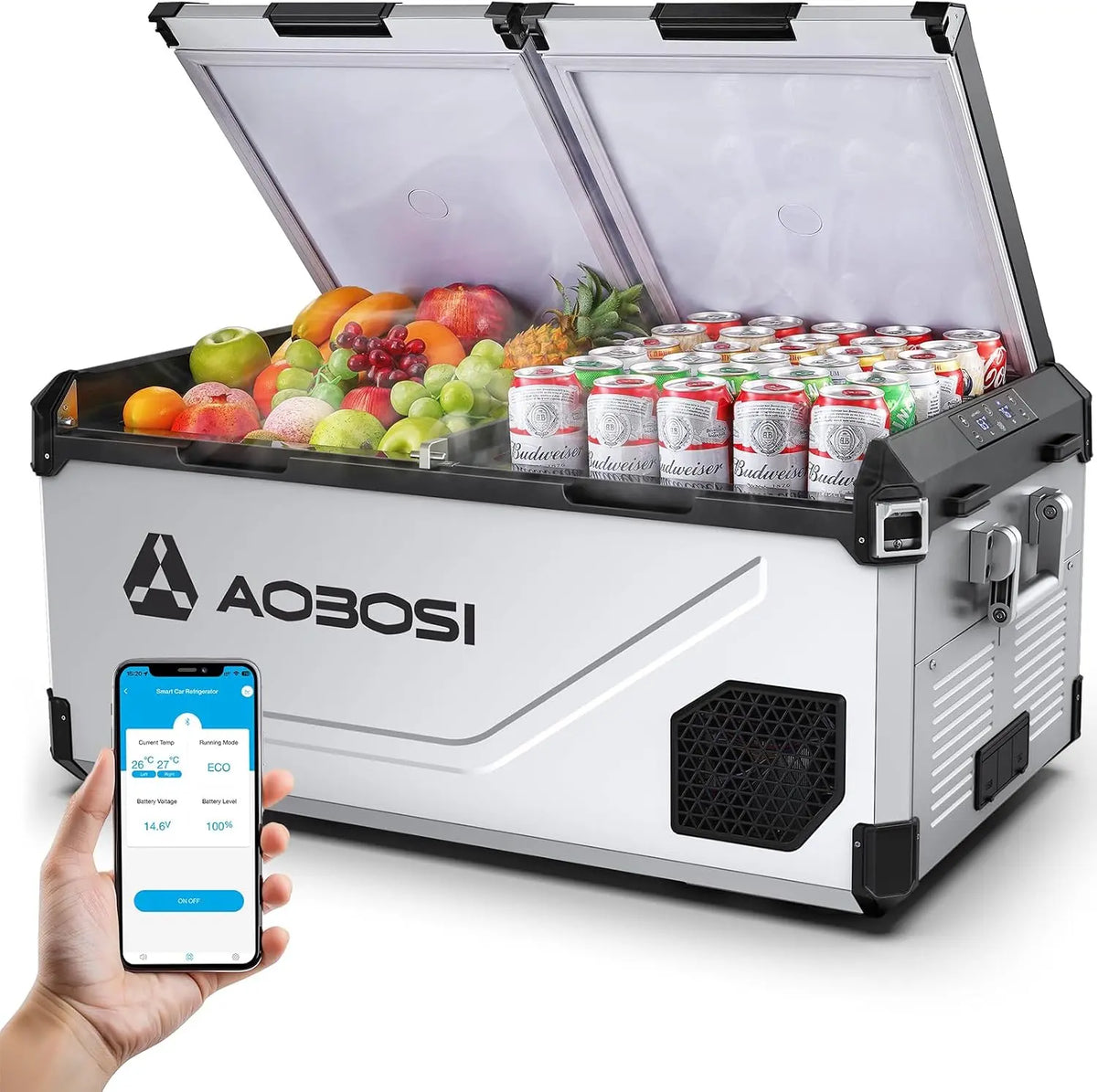 AAOBOSI glacière – 75L, argenté
