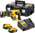 Dewalt scie DCS367P2-QW – sans fil, électrique, 18V, 5 Ah, noir, jaune