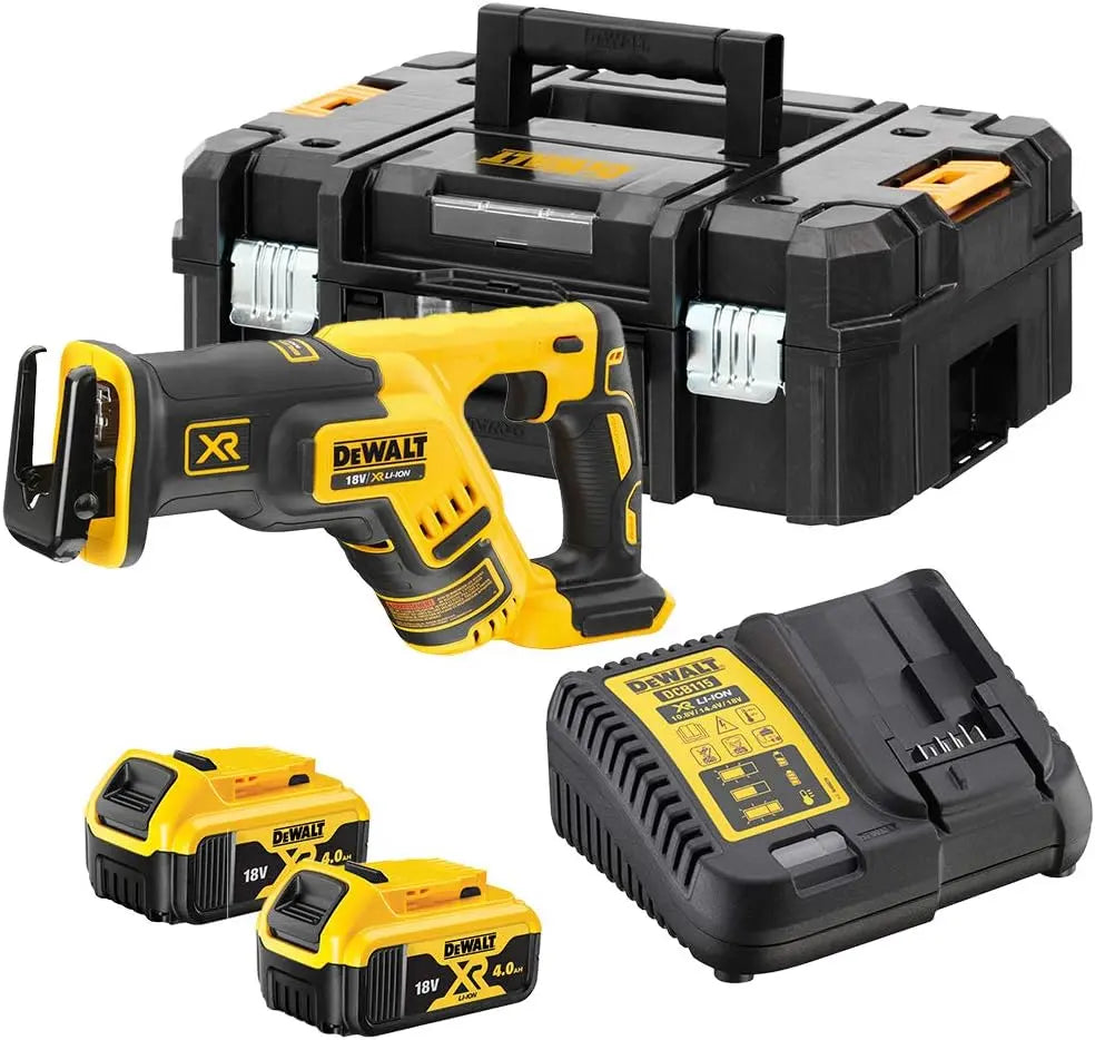 Dewalt scie DCS367P2-QW – sans fil, électrique, 18V, 5 Ah, noir, jaune