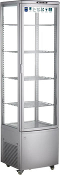 METRO Professional vitrine GGC3270SV – 270 L, 51,5 x 48,5 x 189,5 cm, argenté