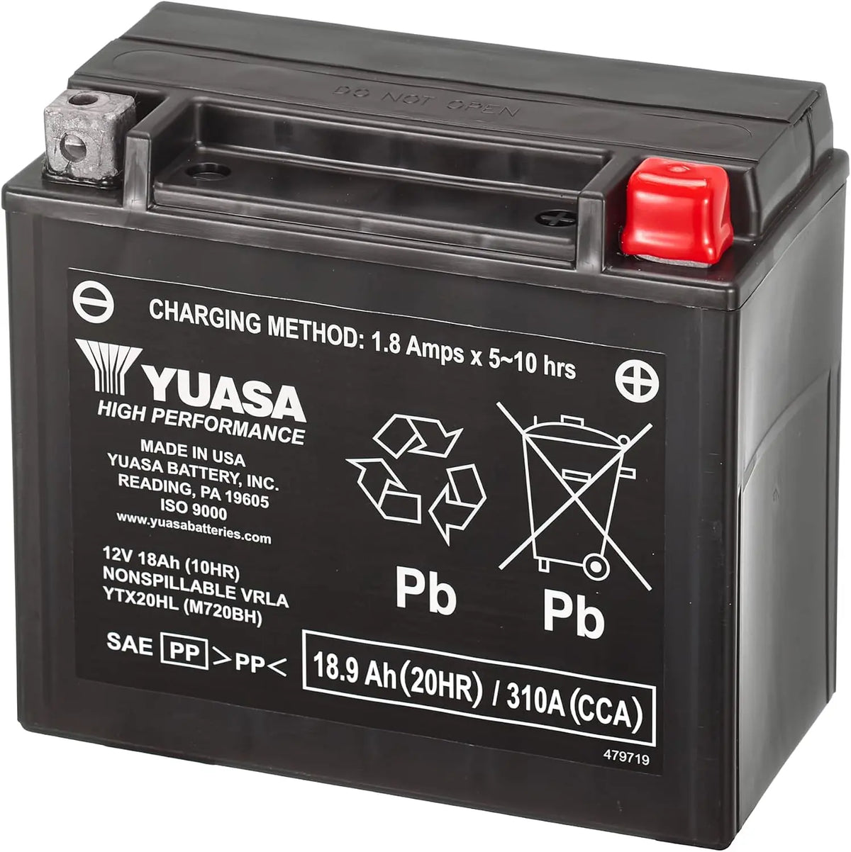 Yuasa batterie YTX20HL – 12 V