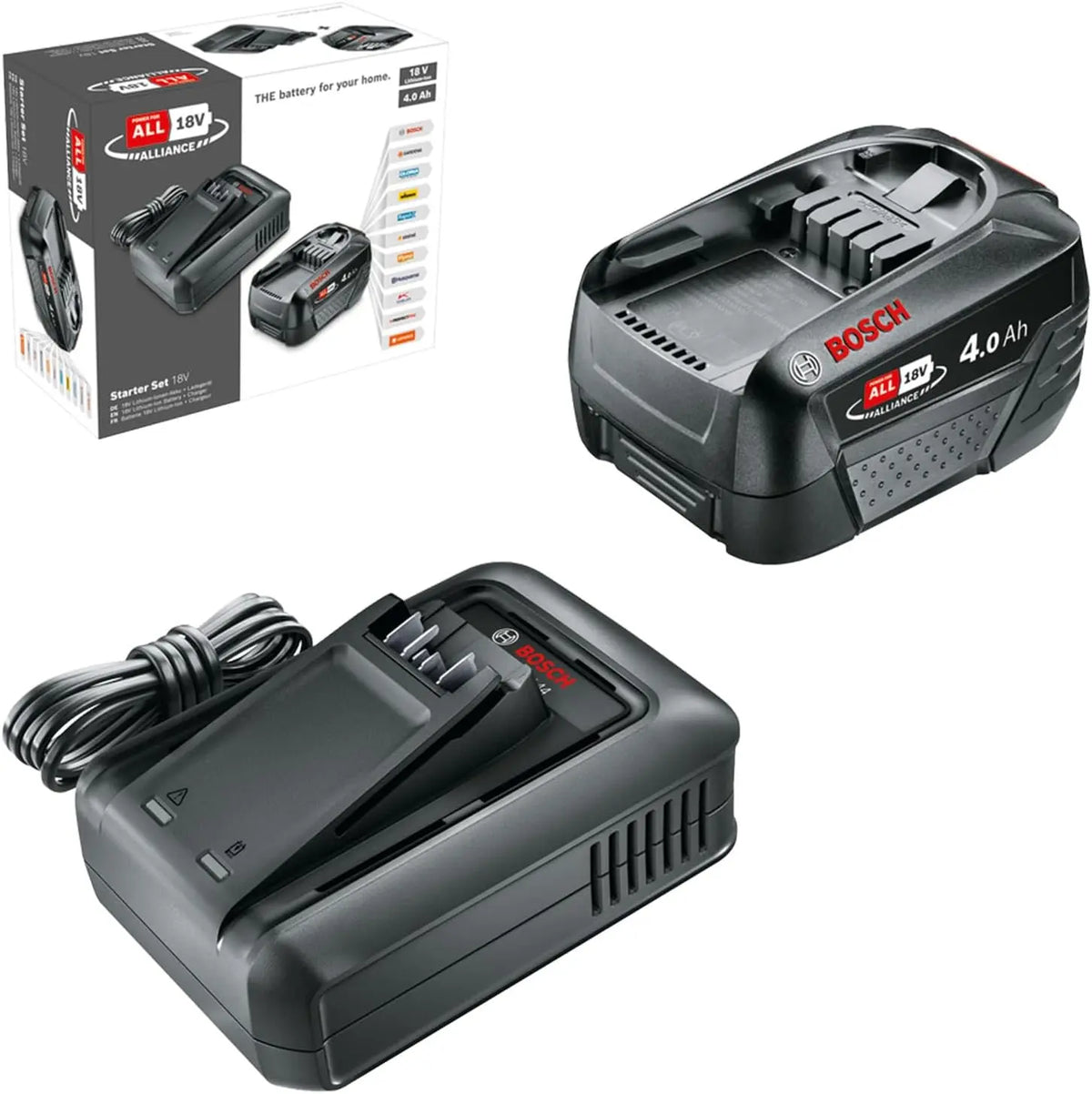 Bosch batterie – 18V, 4,0 Ah
