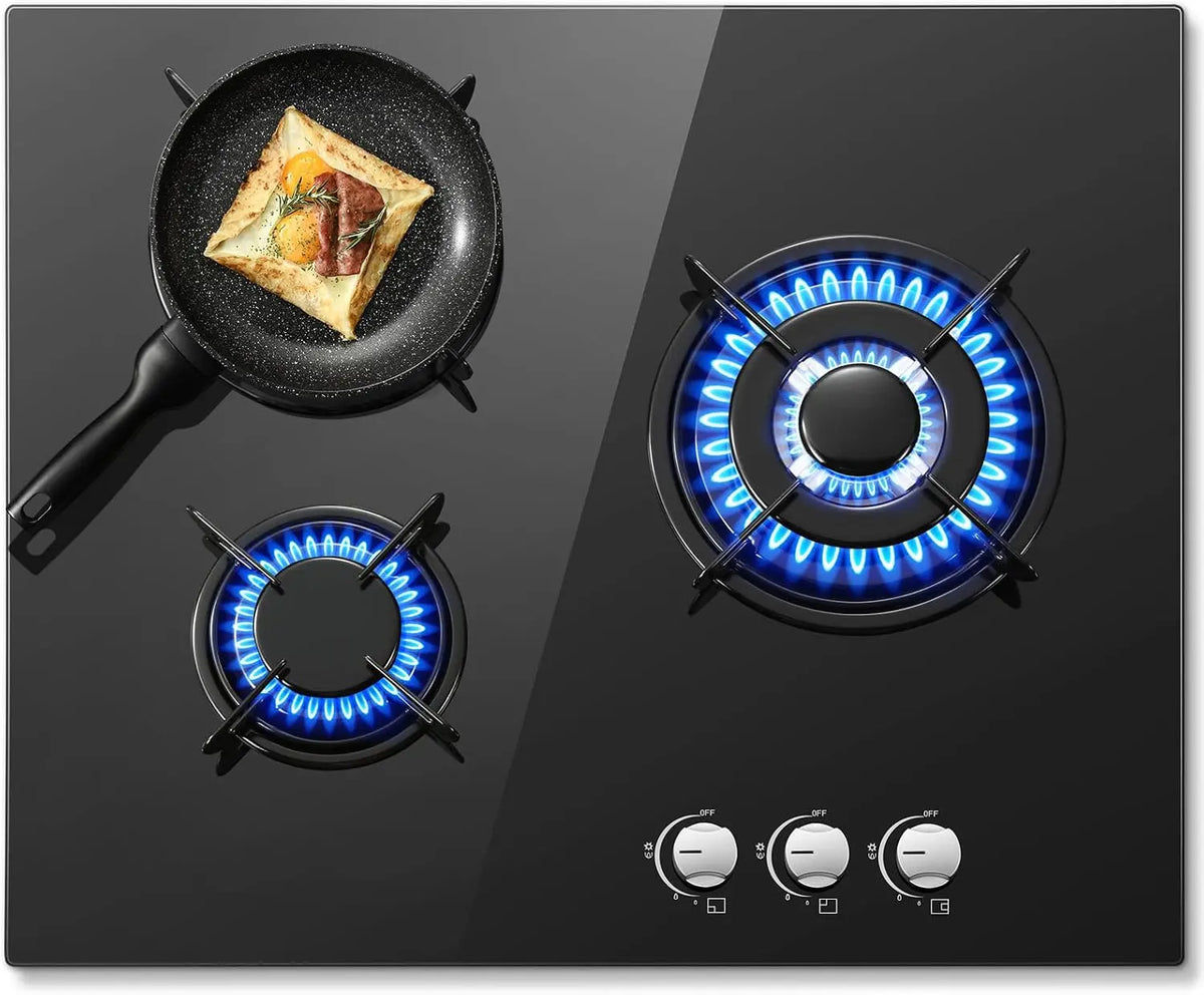 SNDOAS plaque de cuisson – 7,68 kW, noir