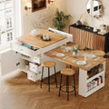 YEHTOKHOME îlot de cuisine – blanc