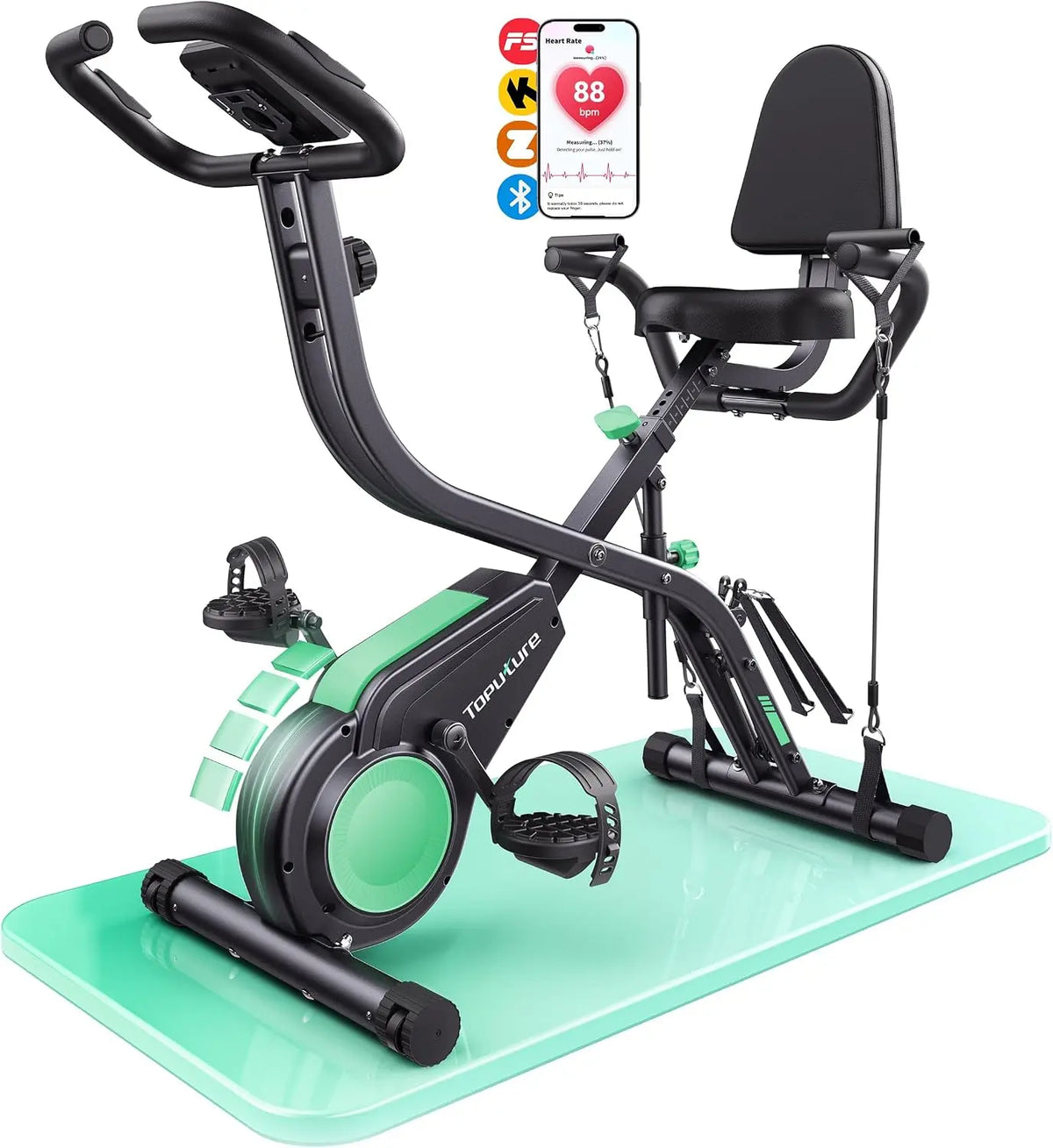 TOPUTURE vélo – 16 Niveaux, 1 V